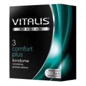 Контурные презервативы VITALIS PREMIUM comfort plus - 3 шт. - Vitalis - купить с доставкой в Санкт-Петербурге