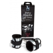 Серо-черные наручники Totally His - Fifty Shades of Grey - купить с доставкой в Санкт-Петербурге