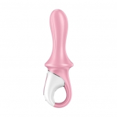 Розовый вибромассажер Air Pump Booty 5+ - 18,1 см. - Satisfyer