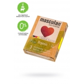 Экологически чистые презервативы Masculan Organic - 3 шт. - Masculan - купить с доставкой в Санкт-Петербурге