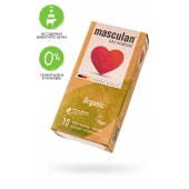 Экологически чистые презервативы Masculan Organic - 10 шт. - Masculan - купить с доставкой в Санкт-Петербурге