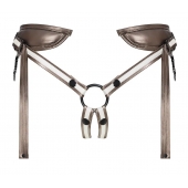 Бронзовый пояс для насадок Desirous Harness - Strap-on-me - купить с доставкой в Санкт-Петербурге