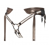 Бронзовый пояс для насадок Desirous Harness - Strap-on-me - купить с доставкой в Санкт-Петербурге
