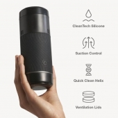 Черный мастурбатор с контролем всасывания Arcwave Pow Stroker - Arcwave - в Санкт-Петербурге купить с доставкой