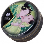 Массажная свеча Exotic Green Tea с ароматом зелёного чая - 30 мл. - Shunga - купить с доставкой в Санкт-Петербурге