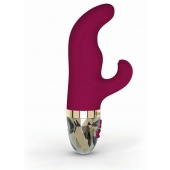 Ярко-розовый вибратор-кролик Hop Hop Bob - 16 см. - MyStim