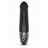 Черный вибратор с электростимуляцией Real Deal Neal - 16,5 см. - MyStim - купить с доставкой в Санкт-Петербурге