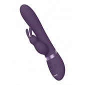 Фиолетовый вибромассажер-кролик Taka - 21,3 см. - Shots Media BV