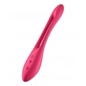 Красный многофункциональный вибратор для пар Satisfyer Elastic Joy - Satisfyer