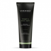 Массажный легкий крем WICKED Sage plus Sea Salt - 120 мл. - Wicked - купить с доставкой в Санкт-Петербурге