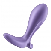 Фиолетовый анальный вибростимулятор Intensity Plug - Satisfyer - в Санкт-Петербурге купить с доставкой