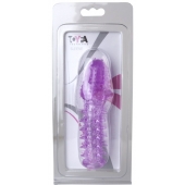 Фиолетовая насадка, удлиняющая половой член - 13,5 см. - Toyfa Basic - в Санкт-Петербурге купить с доставкой