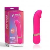 Розовый мини-вибратор с загнутой головкой Dildo Vibe - 11,7 см. - Chisa