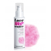 Съедобное согревающее массажное масло Love Me Tender Cotton Candy с ароматом сладкой ваты - 100 мл. - Love to Love - купить с доставкой в Санкт-Петербурге