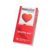 Презервативы Masculan Sensitive plus - 10 шт. - Masculan - купить с доставкой в Санкт-Петербурге