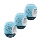 Набор из 3 мастурбаторов-яиц Satisfyer Savage - Satisfyer - в Санкт-Петербурге купить с доставкой