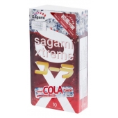 Ароматизированные презервативы Sagami Xtreme COLA - 10 шт. - Sagami - купить с доставкой в Санкт-Петербурге