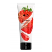 Лубрикант на водной основе OYO Aroma Gel Strawberry с ароматом клубники - 75 мл. - OYO - купить с доставкой в Санкт-Петербурге