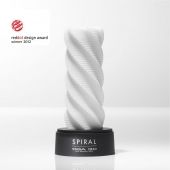 Белый 3D мастурбатор SPIRAL - Tenga - в Санкт-Петербурге купить с доставкой