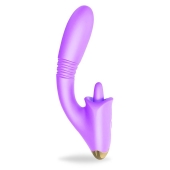 Фиолетовый вибромассажер Condice - 20,3 см. - S-HANDE