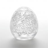 Мастурбатор-яйцо Keith Haring EGG PARTY - Tenga - в Санкт-Петербурге купить с доставкой