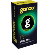 Прозрачные ультратонкие презервативы Ganzo Ultra thin - 15 шт. - Ganzo - купить с доставкой в Санкт-Петербурге