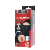 Двусторонний мастурбатор REALSTUFF 2 IN 1 HUMMER MOUTH   VAGINA - ротик и вагина - Dream Toys - в Санкт-Петербурге купить с доставкой