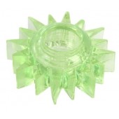 Зеленое эрекционное кольцо-солнце - Toyfa Basic - в Санкт-Петербурге купить с доставкой
