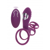 Фиолетовая эрекционная вибронасадка Halo Halo C-Ring Sleeve - Toy Joy - в Санкт-Петербурге купить с доставкой