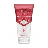 Интимный гель-смазка на водной основе Lubrimax Magic Strawberry - 75 мл. - ИнтелБИО - купить с доставкой в Санкт-Петербурге