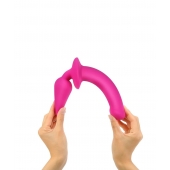 Ярко-розовый двусторонний фаллоимитатор Switch Plug-In Semi-Realistic Size L - Strap-on-me купить с доставкой в интернет-магазине Orgasmix в Санкт-Петербурге Ярко-розовый двусторонний фаллоимитатор Switch Plug-In Semi-Realistic Size L - Strap-on-me