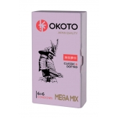 Презервативы OKOTO Mega Mix - 12 шт. - Sitabella - купить с доставкой в Санкт-Петербурге