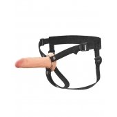 Полый страпон на ремнях 6’’ Hollow Silicone Strap-on - Pipedream - купить с доставкой в Санкт-Петербурге