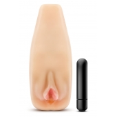 Мастурбатор-вагина с вибрацией Soft   Wet Natasha Realistic Beige Masturbator - Blush Novelties - в Санкт-Петербурге купить с доставкой