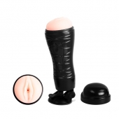 Мастурбатор-вагина Flora с присоской в основании - Baile - в Санкт-Петербурге купить с доставкой