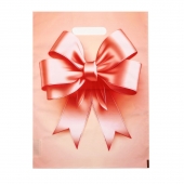 Пакет с принтом в виде банта с вырубной ручкой (30х40 см) - Сима-Ленд - купить с доставкой в Санкт-Петербурге