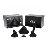 Конусный вибромассажер Cowgirl Cone с 2 насадками - CowGirl - купить с доставкой в Санкт-Петербурге