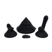 Конусный вибромассажер Cowgirl Cone с 2 насадками - CowGirl - купить с доставкой в Санкт-Петербурге