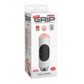 Мастурбатор-вагина Extreme Toyz Mega Grip Vibrating Stroker Mouth - Pipedream - в Санкт-Петербурге купить с доставкой
