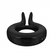 Черное эрекционное кольцо Marry Me Rechargeable Vibrating Cockring - Adrien Lastic - в Санкт-Петербурге купить с доставкой