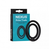 Черное двойное эрекционное кольцо Nexus Enduro Double - Nexus Range - в Санкт-Петербурге купить с доставкой