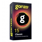 Классические презервативы с обильной смазкой Ganzo Classic - 15 шт. - Ganzo - купить с доставкой в Санкт-Петербурге