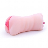 Телесный двусторонний мастурбатор - вагина и ротик - Boys of Toys - в Санкт-Петербурге купить с доставкой