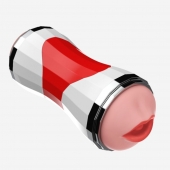 Двусторонний мастурбатор в колбе Power Grip Cup - вагина и ротик - Boys of Toys - в Санкт-Петербурге купить с доставкой