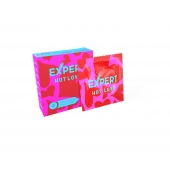 Презервативы с разогревающим эффектом Expert Hot Love - 3 шт. - Expert - купить с доставкой в Санкт-Петербурге