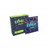 Светящиеся в темноте презервативы Expert Neon - 3 шт. - Expert - купить с доставкой в Санкт-Петербурге