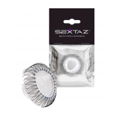 Эластичное эрекционное кольцо с длинными черными «ресничками» - Sextaz - в Санкт-Петербурге купить с доставкой