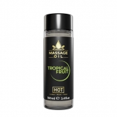 Массажное масло c ароматом тропических фруктов Massage Oil - 100 мл. - HOT - купить с доставкой в Санкт-Петербурге