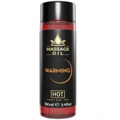 Массажное масло с согревающим эффектом Massage Oil Warming - 100 мл. - HOT - купить с доставкой в Санкт-Петербурге