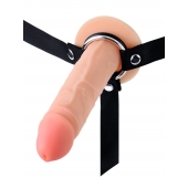 Мужской полый страпон на регулируемых ремнях - 18,5 см. - Sex Expert - купить с доставкой в Санкт-Петербурге